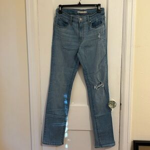 levi’s 724 high rise straight jean